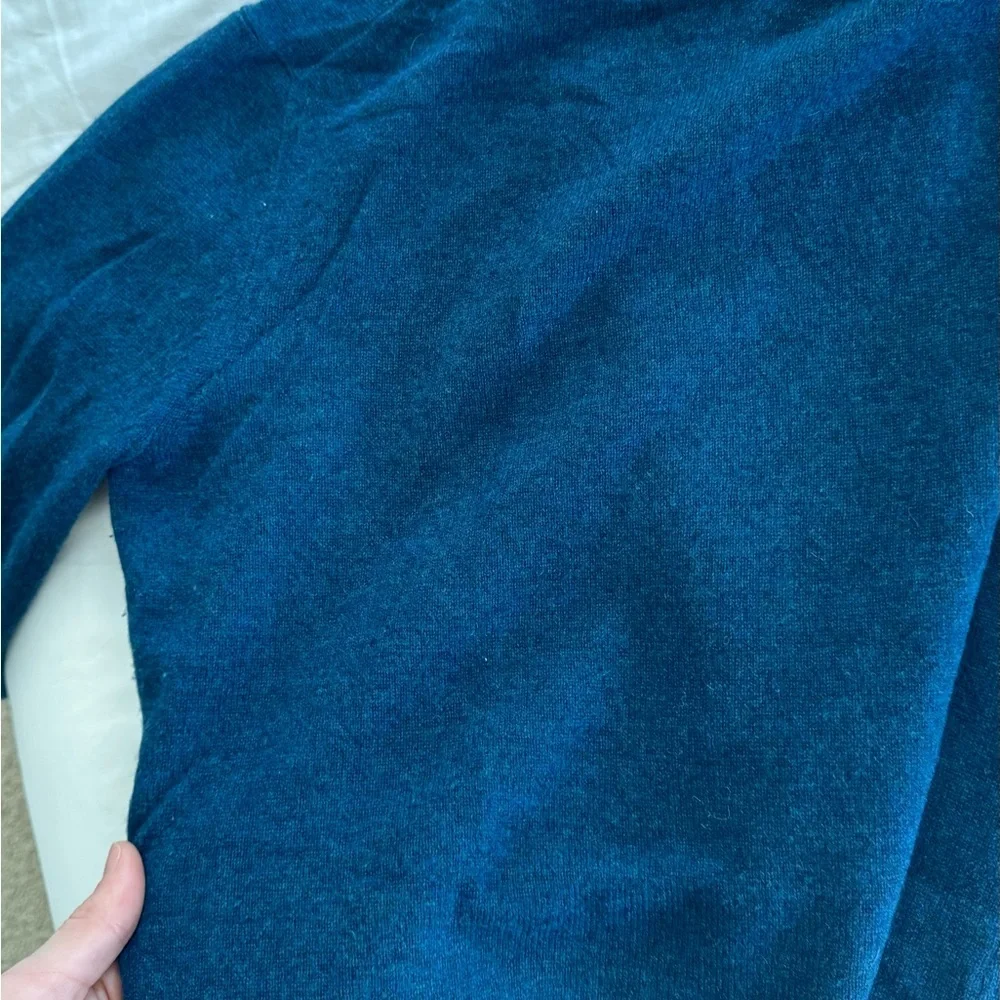 J. Crew Deep Blue Turtleneck Sweater